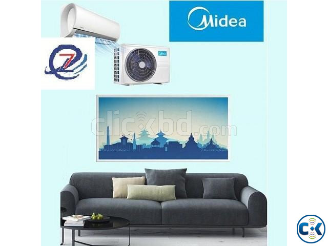 Midea 1.5 Ton 18000 BTU Non Inverter Intact Brand New large image 1