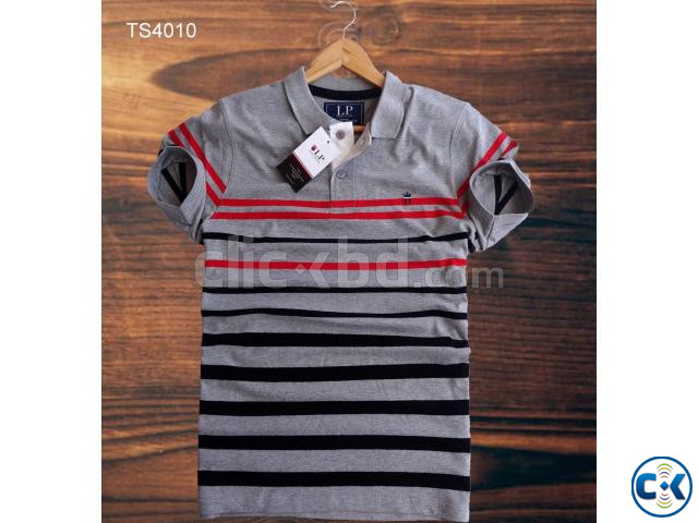 Stylist Premium Half Sleeve Polo T- shirt For Men TS4010 large image 0