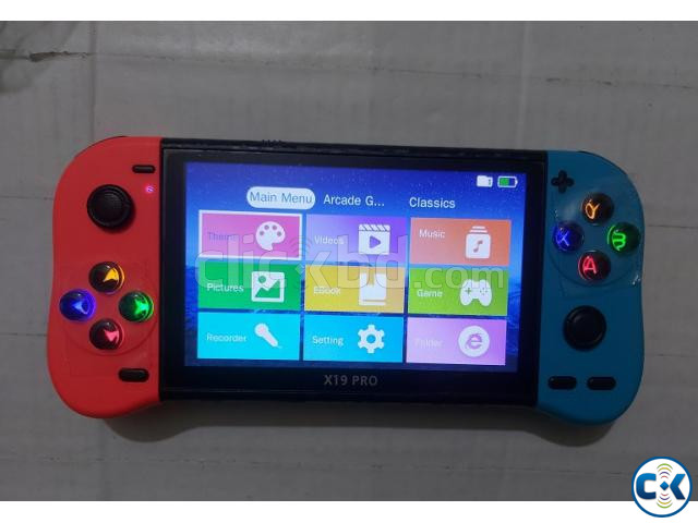 X19 Pro Handhold Game Console Kids Game Player 8GB large image 1