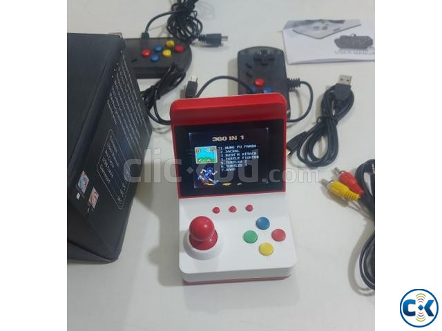 360 in 1 Mini Arcade Game With 2 Controller Game Player large image 1