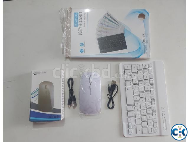 AR230 Mini 7 inch Bluetooth Keyboard And Bluetooth Mouse Set large image 2