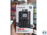 MAXIMUM MB10 Disco Music Feature Phone Dual Sim Warranty