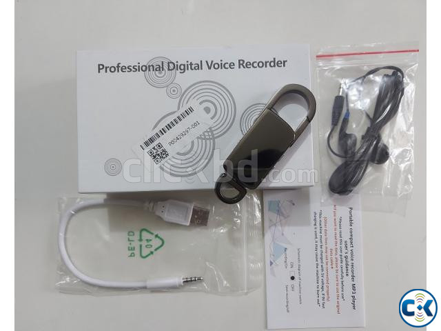 AR430 Voice Recorder Keychain 4GB Metal Body Mp3 Music Optio large image 4