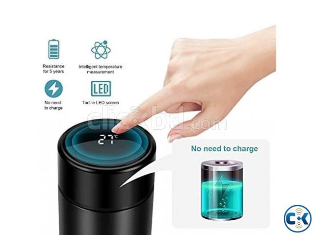 Smart Cup Flask With LED Temperature Display Hot and Cold Mo large image 0