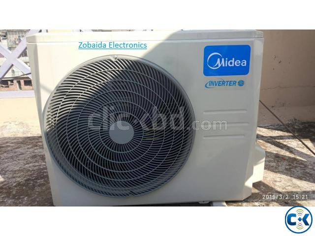 with warranty Midea Inverter 1.5 Ton AC BTU 18000 large image 1