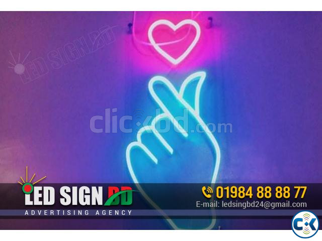 Neon signs are a luminous eye-catching addition to any busi large image 0