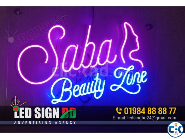 Neon signs are a luminous eye-catching addition to any busi large image 2