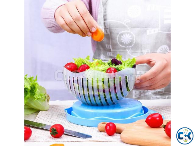 Salad Cutting Bowl large image 3