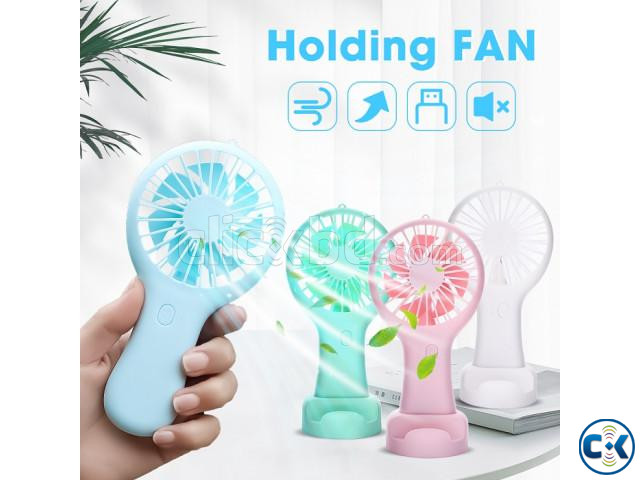 F1 Mini Handy Fan Rechargeable With Stand large image 0