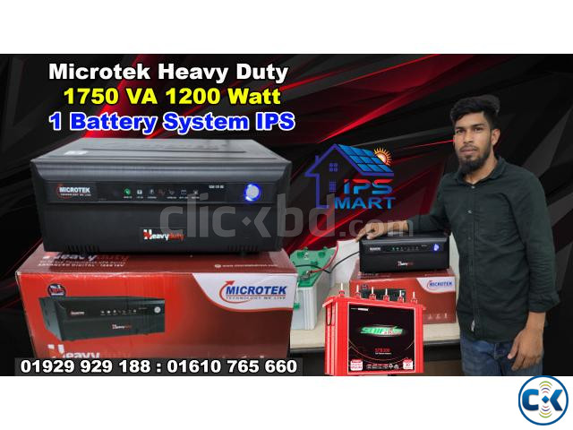 Microtek Heavy Duty 1750 VA 1200 Watt IPS 1 Battery System large image 4