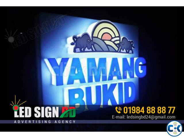 SS Acrylic Letter with RGB 3D LED Signage Working Making S large image 0