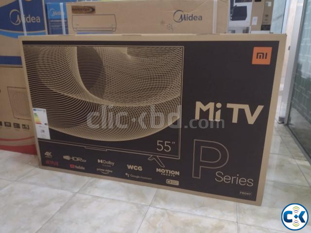 Xiaomi Mi 55 inch P1 Smart Android UHD 4K Voice Control TV large image 1