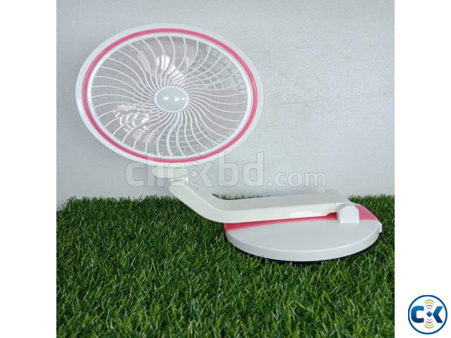 FOLDING FAN with LED LIGHT JH-2018 RECHARGEABLE FLEXIBLE large image 3