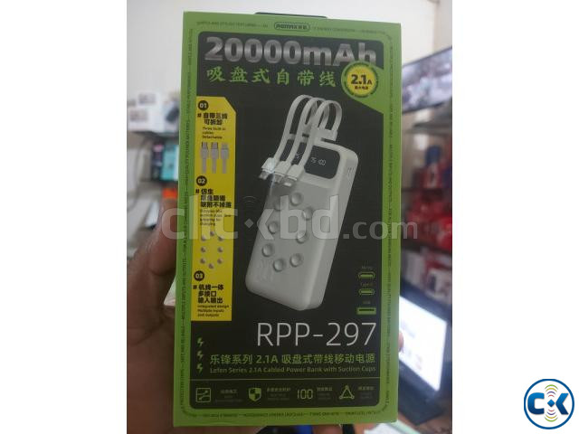 Remax RPP-297 Power Bnak 20000mAh LEFEN SERIES 2.1A CABLED large image 1