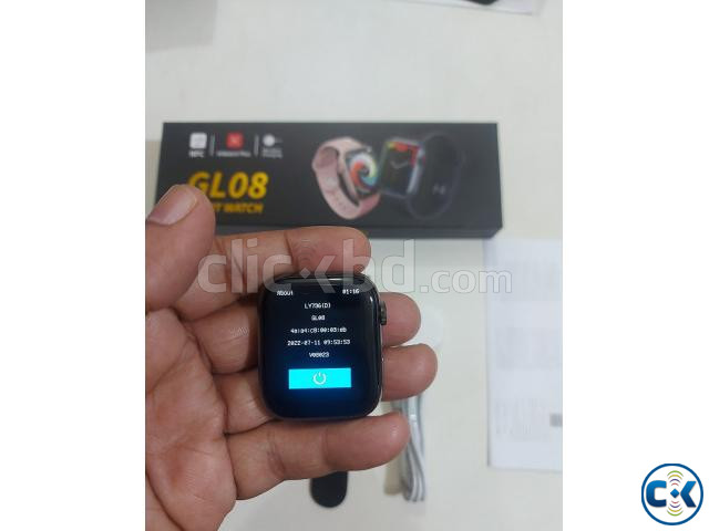 GL08 Smartwatch 1.90 Big Display Calling Option Metal Body W large image 3