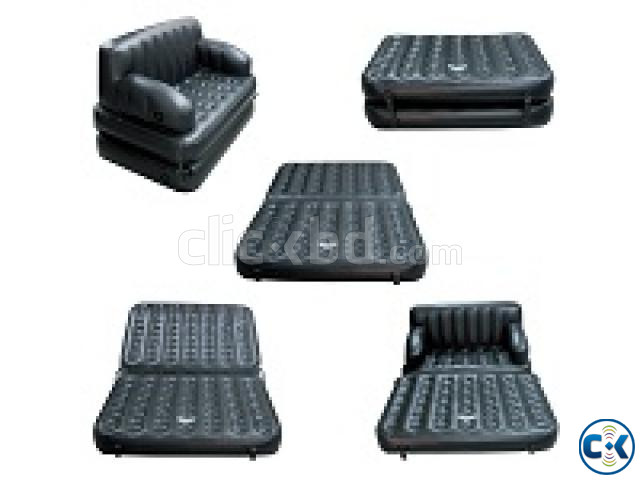 inflatable Air Bed With Sofa 5 Option Free Pumper large image 4