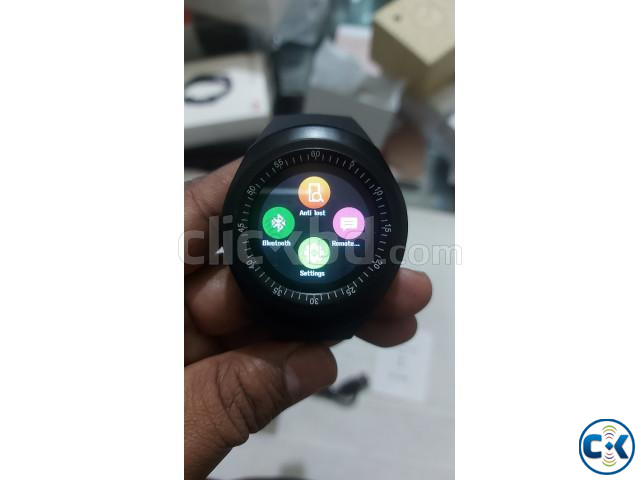 Y1 Smart watch Touch Round Display Call Sms Camera Bluetooth large image 1