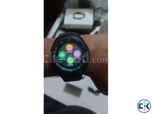 Y1 Smart watch Touch Round Display Call Sms Camera Bluetooth large image 2