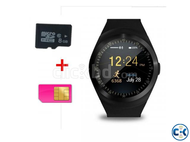 Y1 Smart watch Touch Round Display Call Sms Camera Bluetooth large image 4