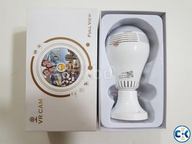 Panoramic Light Bulb Wifi Camera 360 Degree large image 2