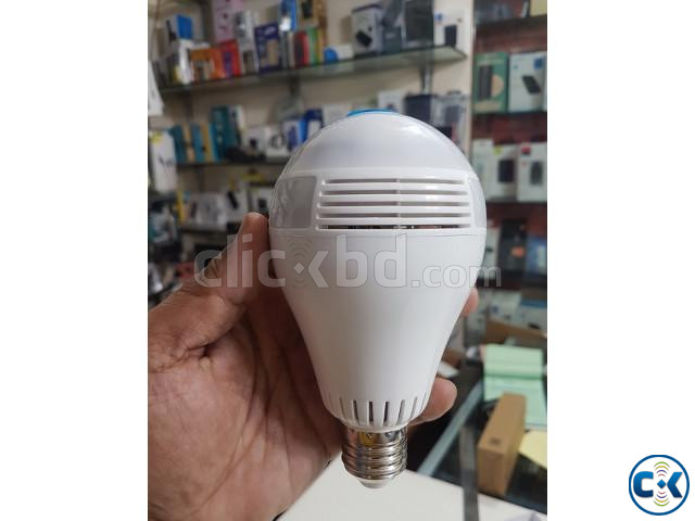 Panoramic Light Bulb Wifi Camera 360 Degree large image 4