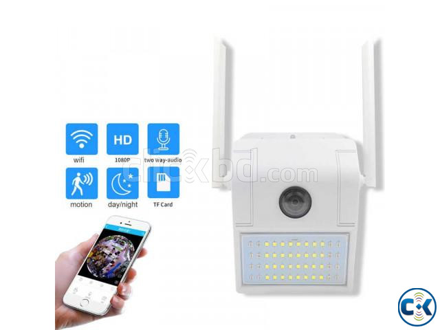 V380 Wifi Wall Lamp Camera Water-Proof Night Vision large image 0