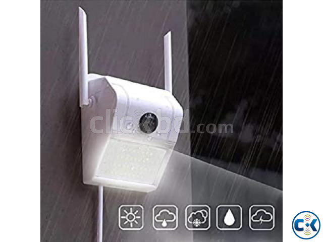 V380 Wifi Wall Lamp Camera Water-Proof Night Vision large image 1