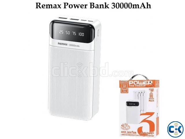 Remax RPP-103 Power Bank 30000mAh Lesu SERIES 2A CABLED POWE large image 0