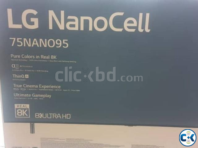 LG Brand 75 Inch REAL 8K Nano Cell Nano95 Web OS Smart TV large image 3