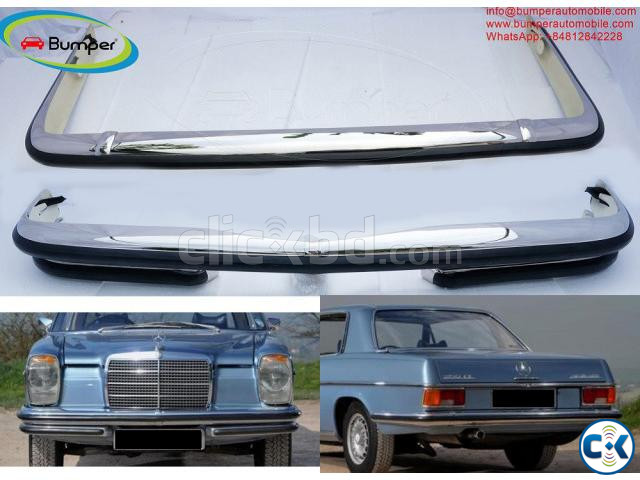Mercedes W114 W115 250c 280c coupe 1968-1976 bumper with f large image 1