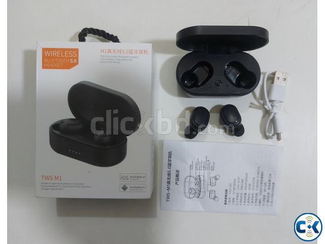 M1 TWS Wireless Bluetooth Earbuds Earphones large image 0