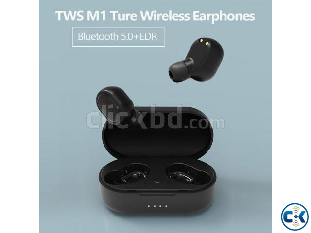 M1 TWS Wireless Bluetooth Earbuds Earphones large image 1