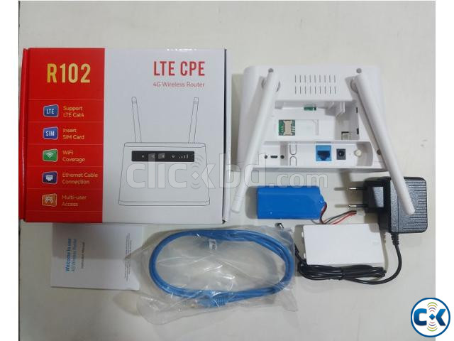 R102 LTE CPE 4G Wireless Router Single Sim 4000mAh Battery large image 1