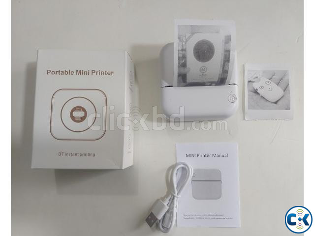 MX06 Bluetooth instant Printer Portable Mini Pinter large image 1