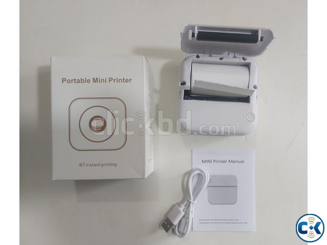 MX06 Bluetooth instant Printer Portable Mini Pinter large image 3