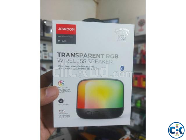 JOYROOM JR-ML03 Transparent RGB Bluetooth Speaker large image 3