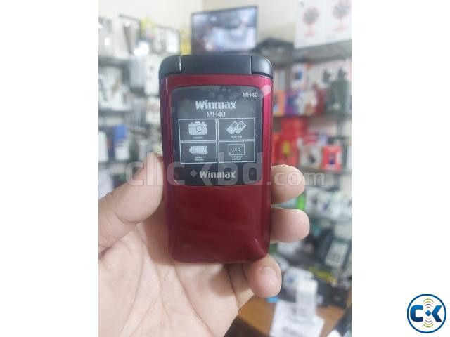 Winmax MH40 Folding Phone Dual Sim Auto Call Recording large image 1