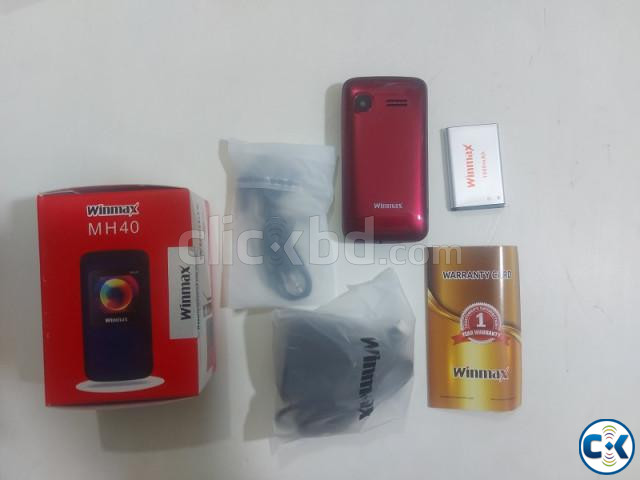 Winmax MH40 Folding Phone Dual Sim Auto Call Recording large image 2