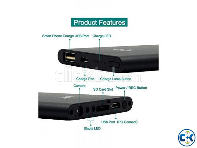 Spy H2 Power Bank Camera 1080P Night Vision 5000mAh Battery large image 4