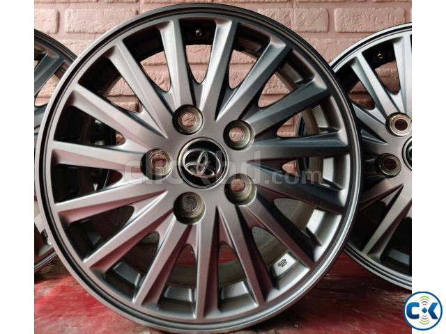 15 5 Hole Far Toyota Esquire Alloy Rims Set large image 1