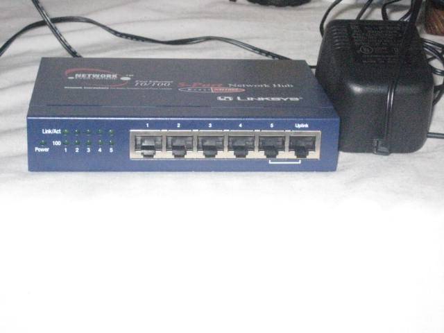 NETWORK HUB 5-PORT 10 100 large image 1