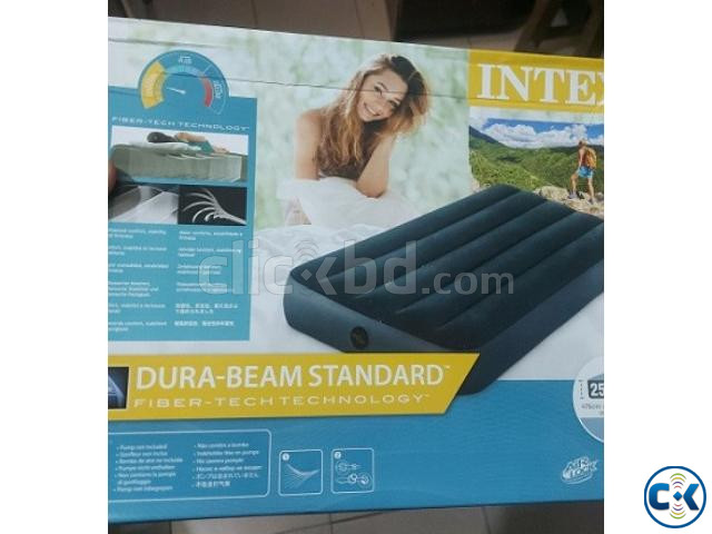 intex Single Air Bed Free Pumper large image 1