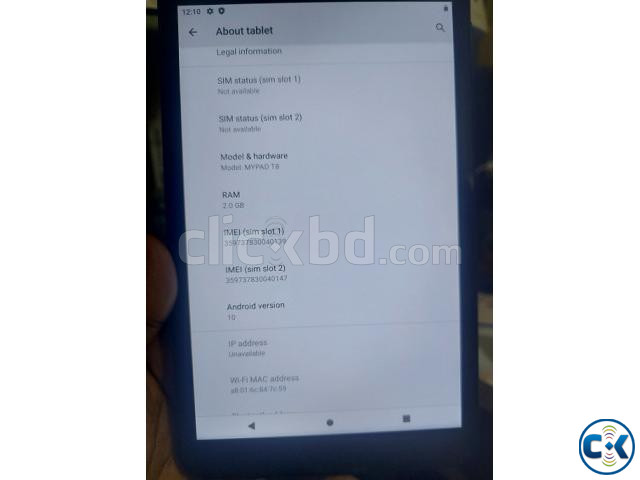 Mycell Mypad T8 Tablet Pc 2GB RAM 32GB Storage Display 8 inc large image 2