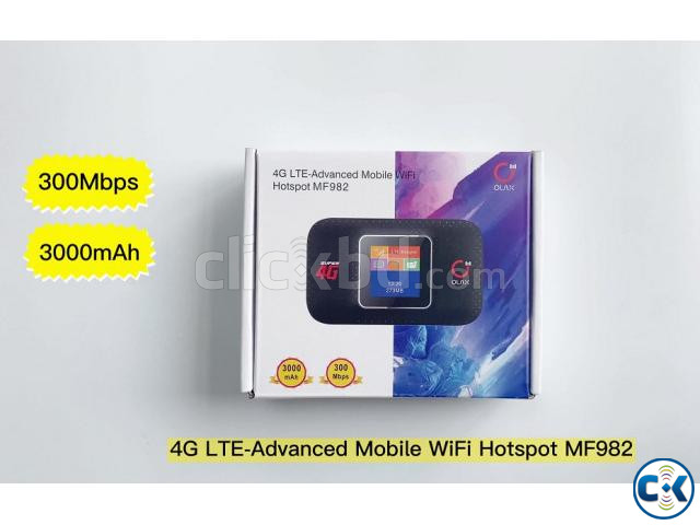 OLAX MF982 300mbps Pocket Wifi Router 4G LTE 3000mah Battery large image 3