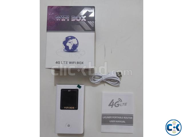 MF909 4G Wifi Pocket Router Power Bank 6800mAh With Sim Card large image 1