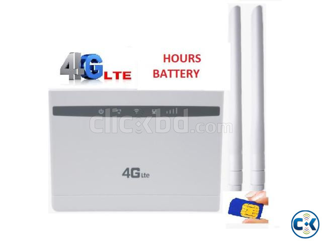 R102 LTE CPE 4G Wireless Router Single Sim 4000mAh Battery large image 1
