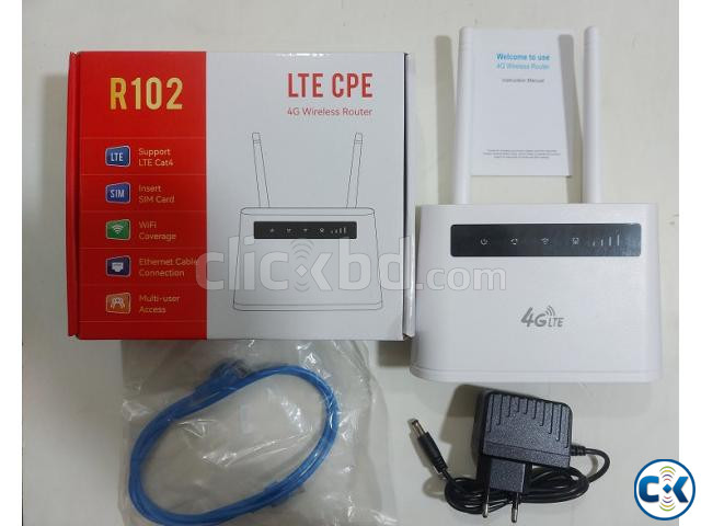 R102 LTE CPE 4G Wireless Router Single Sim 4000mAh Battery large image 2