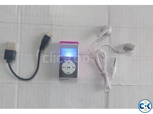 Mini AR22 Mp3 Player With LED Display - Pink large image 2