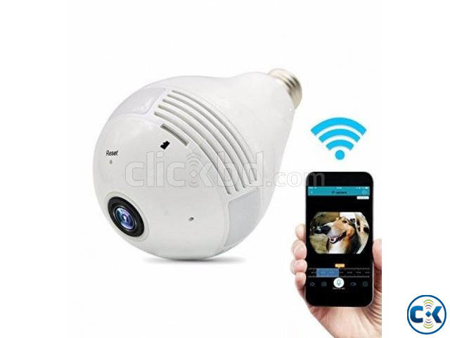 Panoramic Light Bulb Wifi Camera 360 Degree large image 0