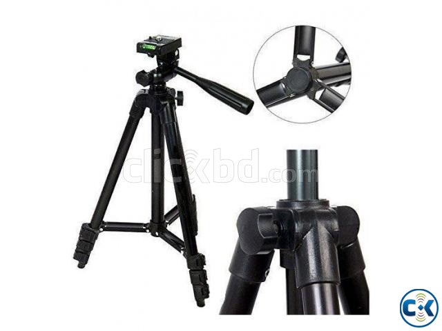 Tripod 3120 Camera Stand With Phone Holder Clip large image 1